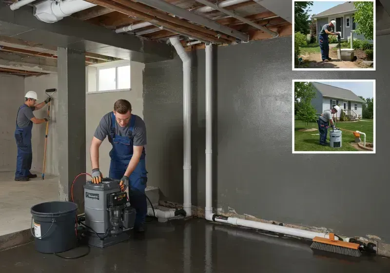 Basement Waterproofing and Flood Prevention process in Poseyville, IN